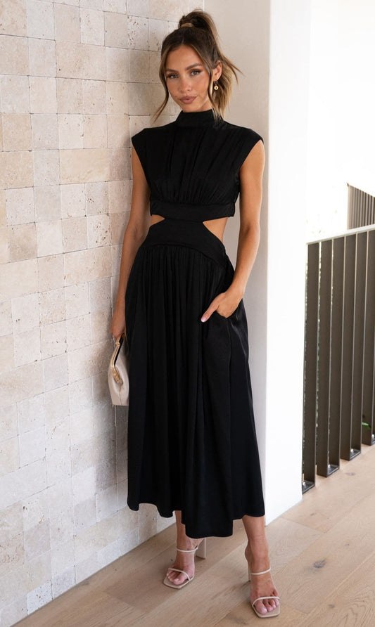 Elegantes Kleid mit Taschen | Katimy™